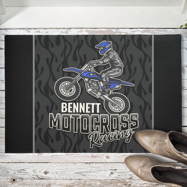 Felpudo NOMBRE personalizado Carreras Motocross de ciclism (Subido por el creador)