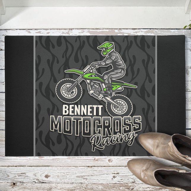 Felpudo NOMBRE personalizado Carreras Motocross de ciclism (Subido por el creador)