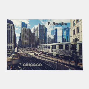 Felpudo Nombre personalizado Chicago USA