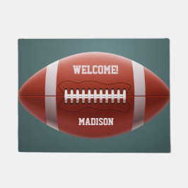 Felpudo Nombre personalizado esteras de las puertas de fút