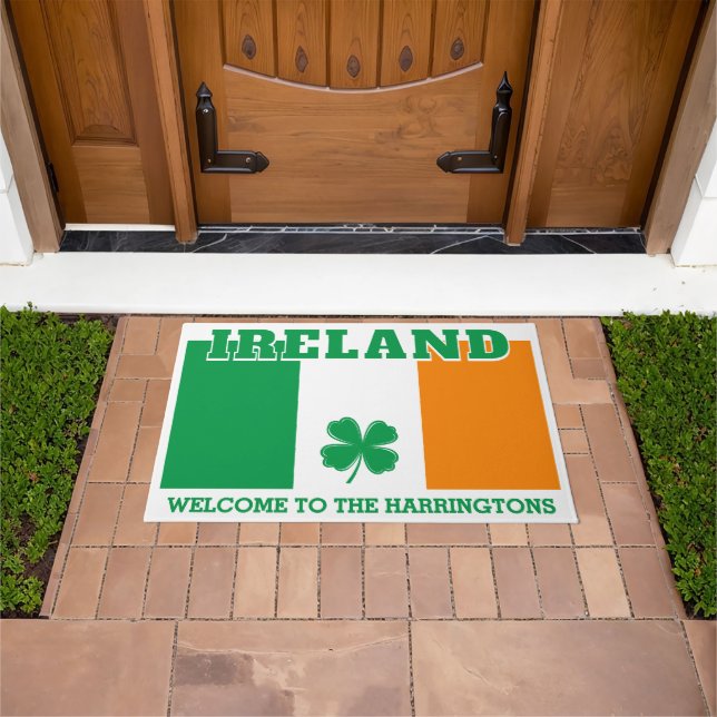 Felpudo Nombre personalizado Irlanda (Exterior)