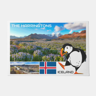 Felpudo Nombre personalizado Islandia