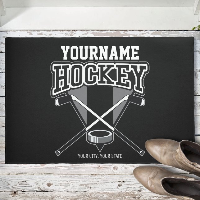 Felpudo NOMBRE personalizado Jugador de hockey Equipo de p (Subido por el creador)