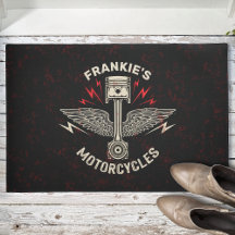 NOMBRE Personalizado Motocicleta Piston Wings Bike