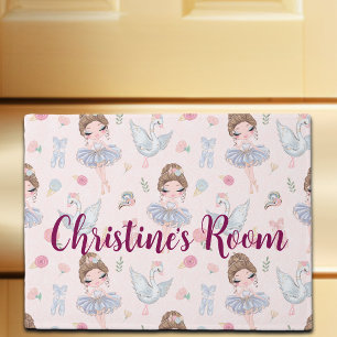 Felpudo Nombre personalizado My Sweet Ballerina