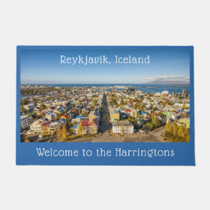Felpudo Nombre personalizado Reikiavik Islandia