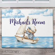 Nombre personalizado Sailor Teddy Bear