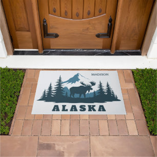Felpudo Nombre personalizado & Texto ALASKA