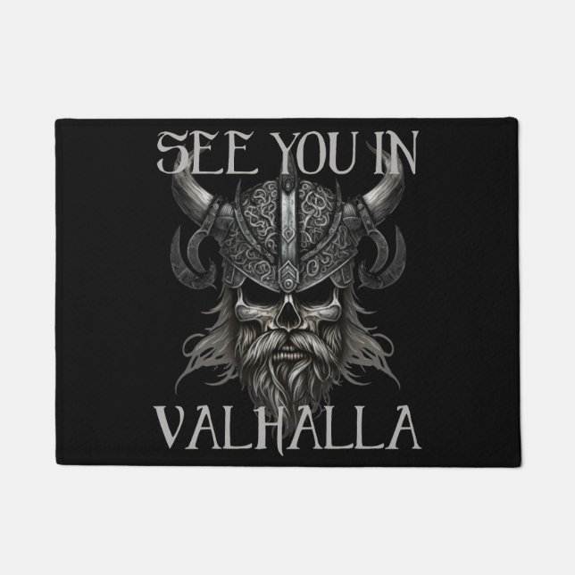 Felpudo Nos vemos en Valhalla (Anverso)