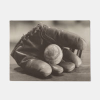 Nostalgia del béisbol - Mitt y Béisbol