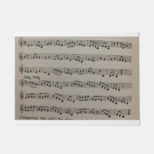 Felpudo Notación musical música sinfónica clásica tran
