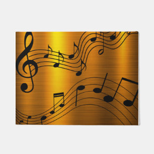 Felpudo Notas musicales