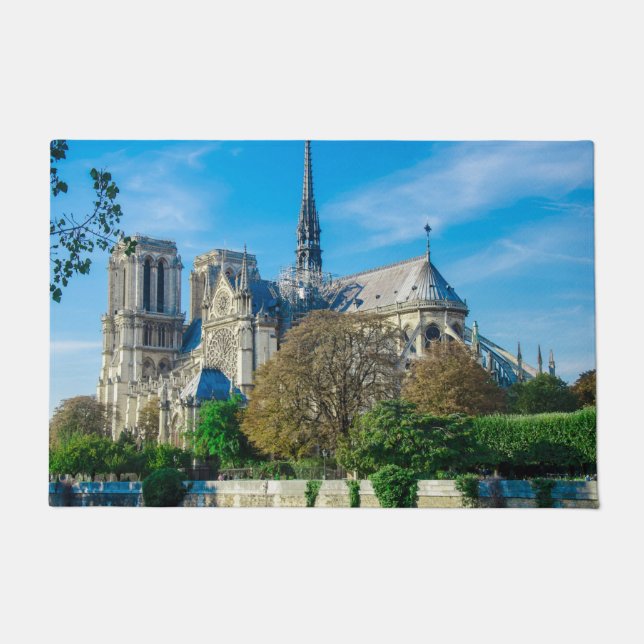 Felpudo Notre Dame de París en Francia (Anverso)