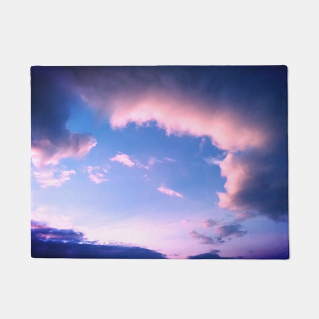 Felpudo Nubes rosadas (Anverso)