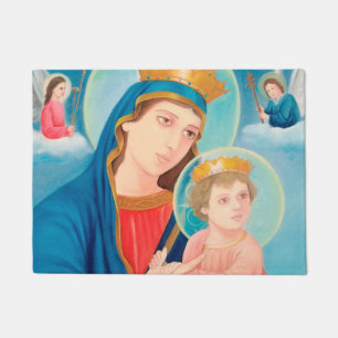 Felpudo Nuestra Señora del Perpetuo Socorro Católica