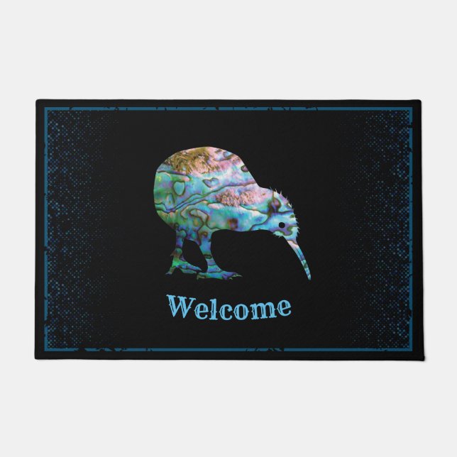 FELPUDO NUEVA ZELANDA KIWI PAUA DOORMAT (Anverso)
