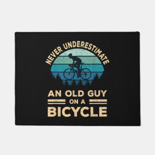Felpudo Nunca Subestimes A Un Viejo En Una Bicicleta Graci