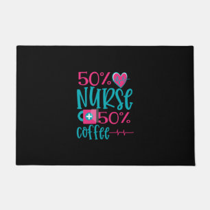 Felpudo Nurse Gift 50 Enfermeras 50 Café