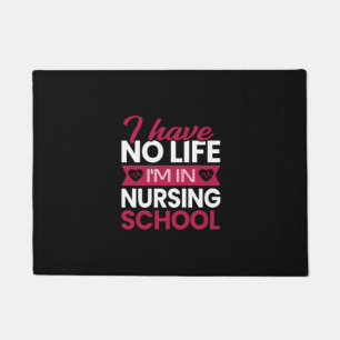 Felpudo Nurse Gift   No Tengo Vida En Enfermería