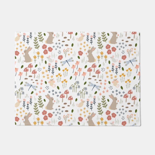 Felpudo Nursera Neutral de Woodland (Anverso)