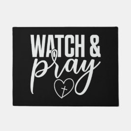 Felpudo Observar y rezar Doormat
