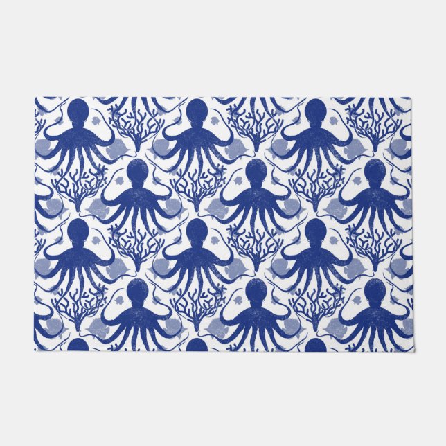 Felpudo Octopus (fondo claro) (Anverso)
