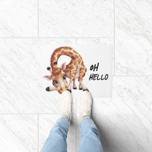 Felpudo Oh Hello Giraffe