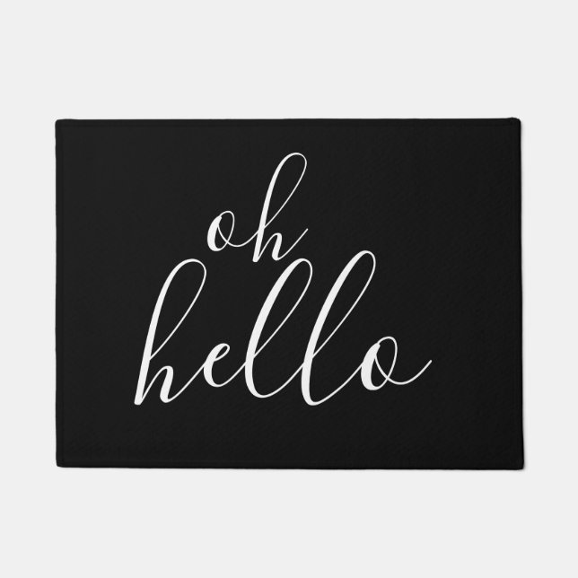 Felpudo Oh hola Doormat (Anverso)