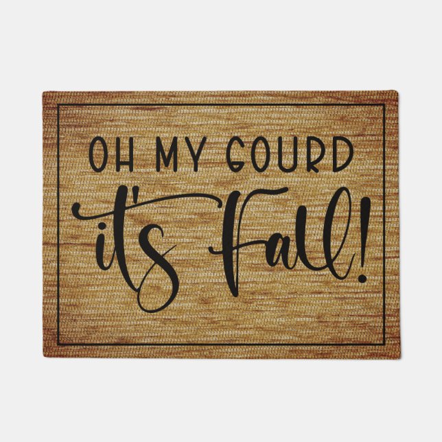 Felpudo Oh mi Dios, es caída (Anverso)