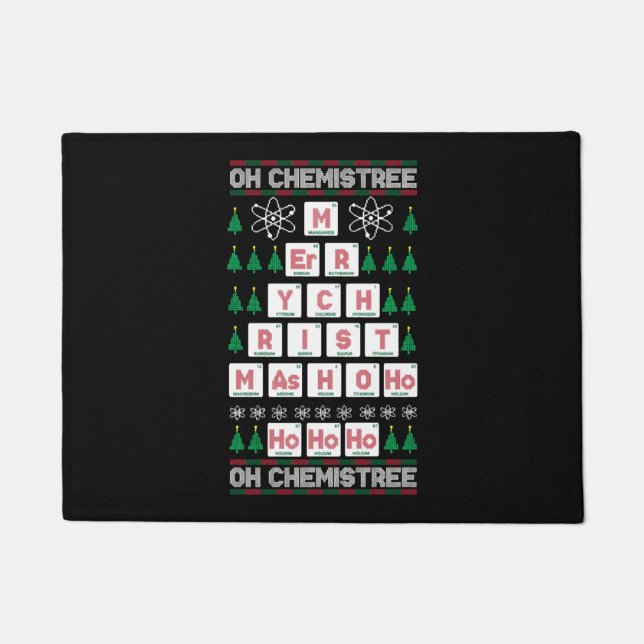 Felpudo oh Navidades de Química Química (Anverso)