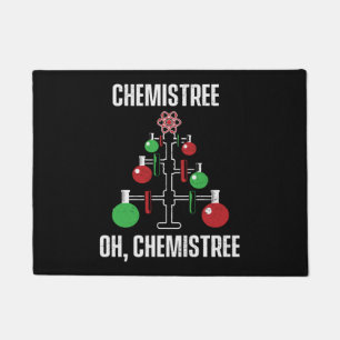 Felpudo Oh Químico Árbol Químico Ciencia Pun