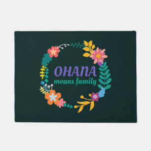 Felpudo Ohana significa el Doormat de la familia el