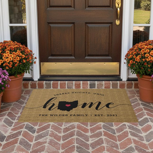 Felpudo Ohio Home State Personalizado (Subido por el creador)