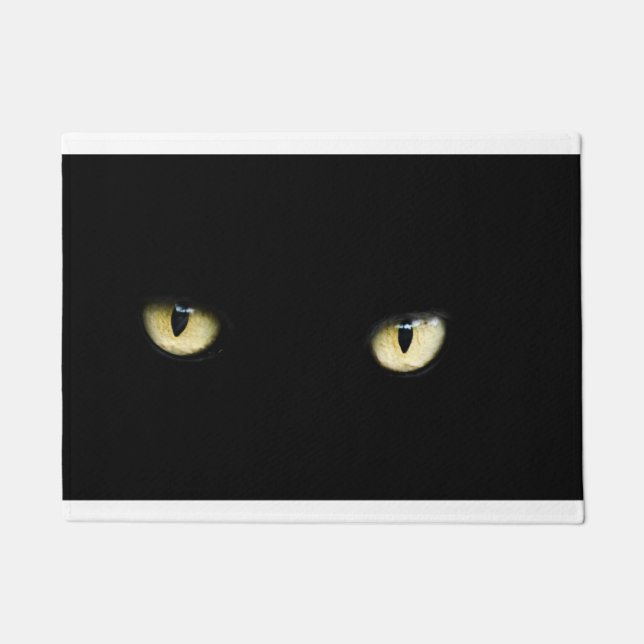 Felpudo Ojos de gato negro (Anverso)