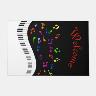 Felpudo Olas musicales personalizadas