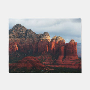 Felpudo Olla de café nublada Roca en Sedona Arizona