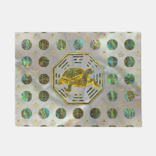 Felpudo Olmo de oro Shell de Feng Shui de la tortuga/de la