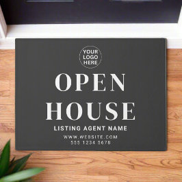 Felpudo Open House l Grey Profesional Real Estate Realtor