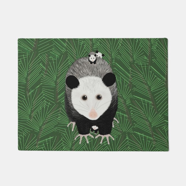 Felpudo Opossum Doormat (Anverso)