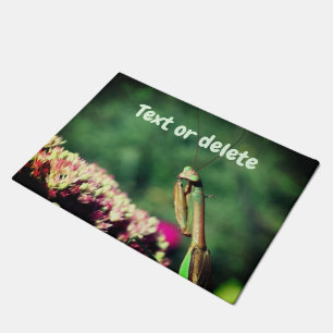 Felpudo Orar a los Mantis hacia arriba Personalizado