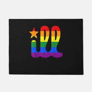 Felpudo Orgullo arcoiris Amor enfermo Filadelfia Philly Ga