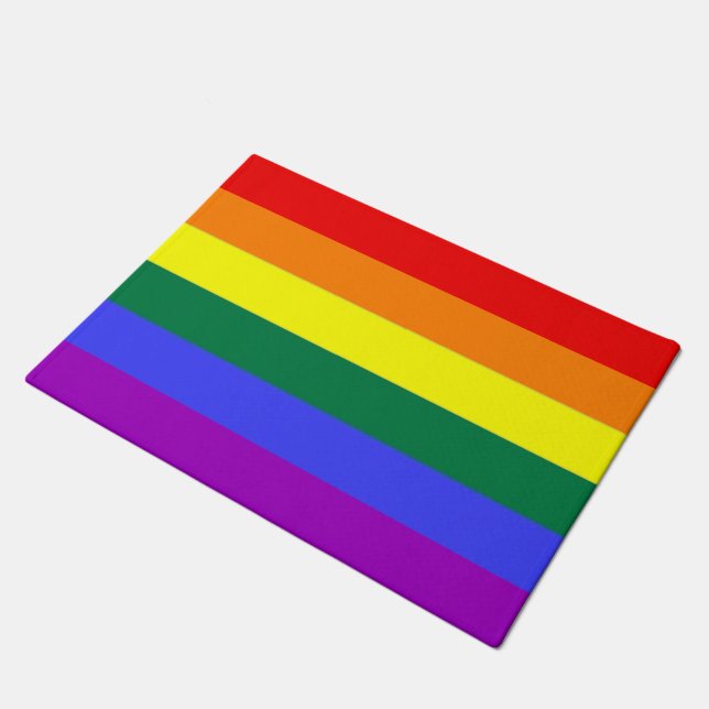 Felpudo Orgullo gay arcoiris LGBT (Angular)