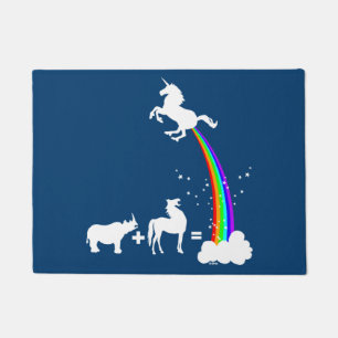 Felpudo Origen del unicornio