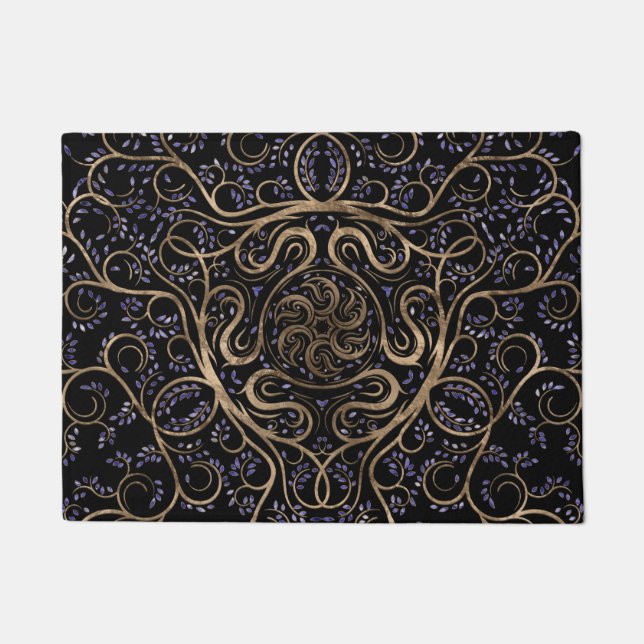 Felpudo Ornamento de la rueda de Hecate (Anverso)