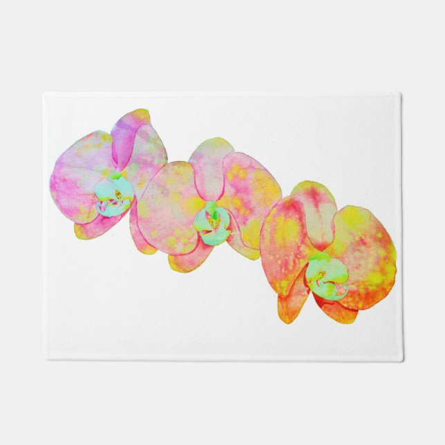 Felpudo Orquídeas del Caribe (Anverso)