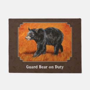 Felpudo Oso Negro Otumn Earth Brown