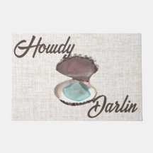 Ostras costeras de Howdy Darlin con vidrio Verde a