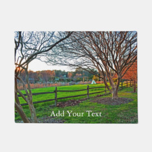 Felpudo Otoño al atardecer por Shirley Taylor