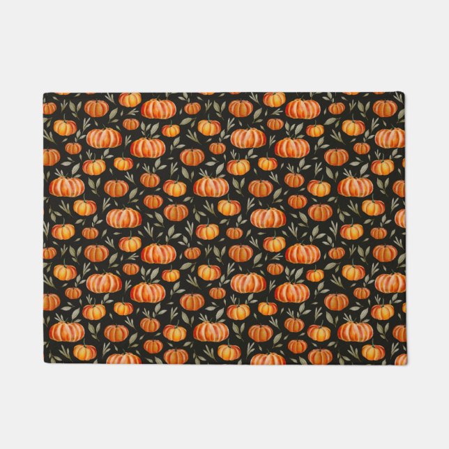 Felpudo Otoño Cosecha de otoño especias de calabaza de Acc (Anverso)