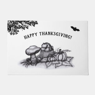 Felpudo Otoño, ¡Feliz Día de Acción de Gracias!